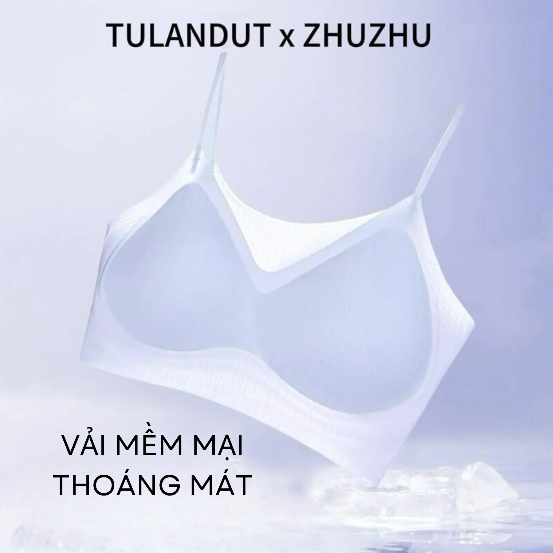 tulandut ice skin memory titanium soft support bra 3832