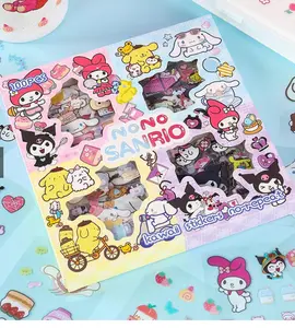 Sticker Set 100 Lembar Stiker Lucu Kartun Korea Aesthetic Waterproof Untuk Botol, Laptop, Buku Diary, dan Tumblr DIY