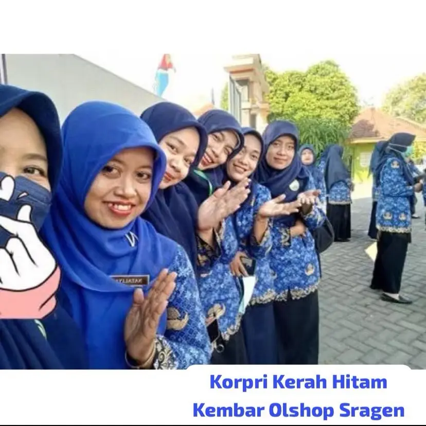 KORPRI PRIA WANITA terbaru bahan Katun c40 size S-SUPERJUMBO