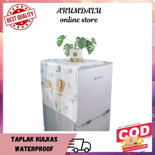 _TAPLAK COVER PENUTUP KULKAS  KANTONG PEVA WATERPROOF ANTI AIR