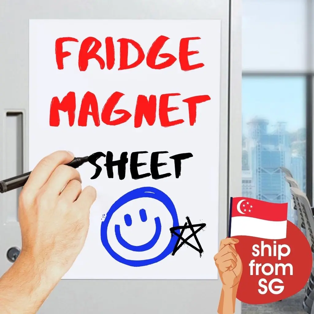 Fridge Magnetic Whiteboard Sheet (Various Sizes) Decor Kitchen