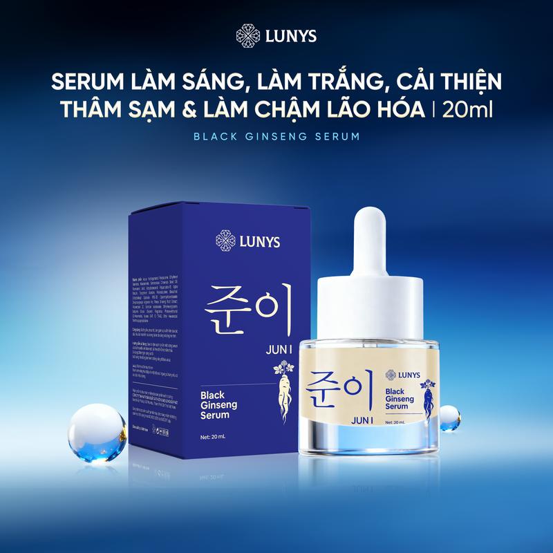 Tình Chất Serum Black Ginseng - Chiết Xuất Nhân Sâm Đen Hỗ Trợ Làm Trắng Sáng Cải Thiện Thâm Sạm & Chậm Lão Hóa Da