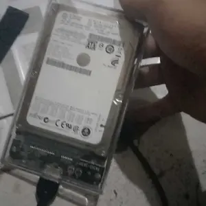 Kotak hard drive transparan eksternal, kotak hard drive 2,5 inci kompatibel dengan HDD SSD, USB3.0 kecepatan tinggi, transparan dan sangat keren