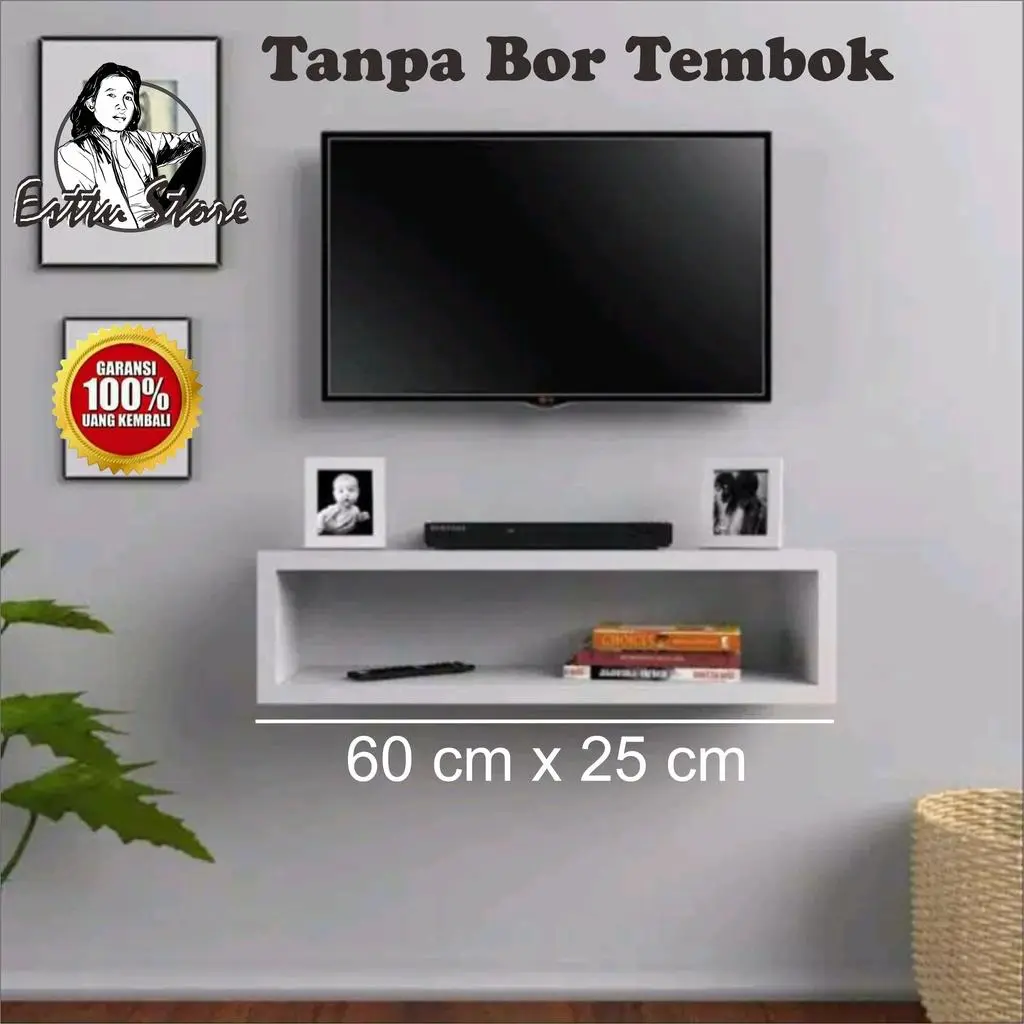 DINRAK DING SERBA HiGUNA -asan Dinding, Rak dinding tempel, Minimalis, Sudut, Kamar, Ruang tamu