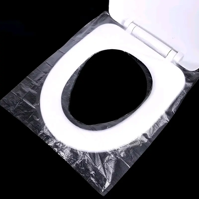 50pcs Alas Duduk Closet Toilet/Plastik Alas Duduk Closet Toilet Sekali Pakai