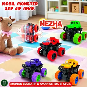 COD Mainan Anak Mobil  Monster Zap Mainan Mobil Jip anak Off Road 4 Drive Inertial Monster Zap Off Road 4 Drive 360 Derajat