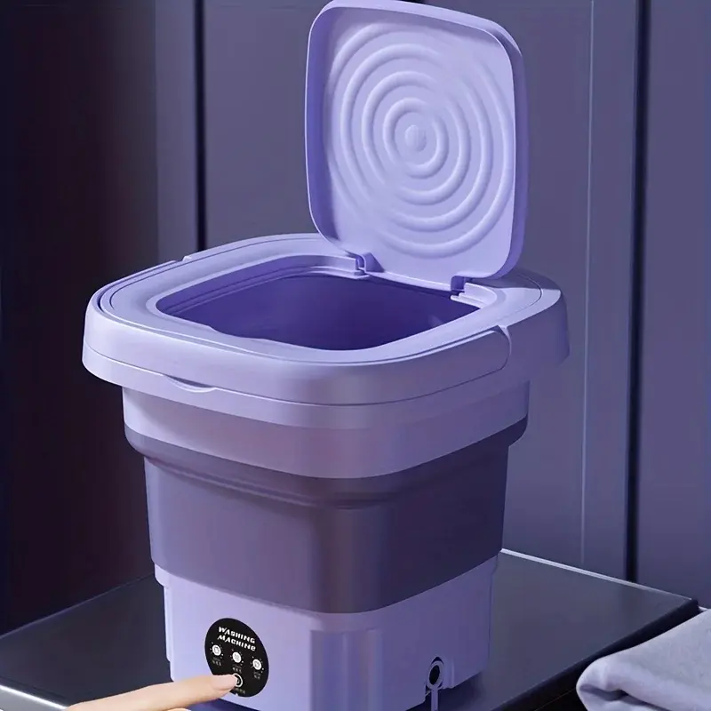 8L/12L/15L Portable Foldable Washing Machine With Spin Dryer Automatic Mini Underwear Sock Washing Machine