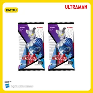 【BUY 1 GET 1】2 Paket KAYOU Super Universe Ultraman X Files Deluxe Resmi Peripheral Mainan Koleksi Buku KartuKartu Paket Kartu Edukasi Anak
