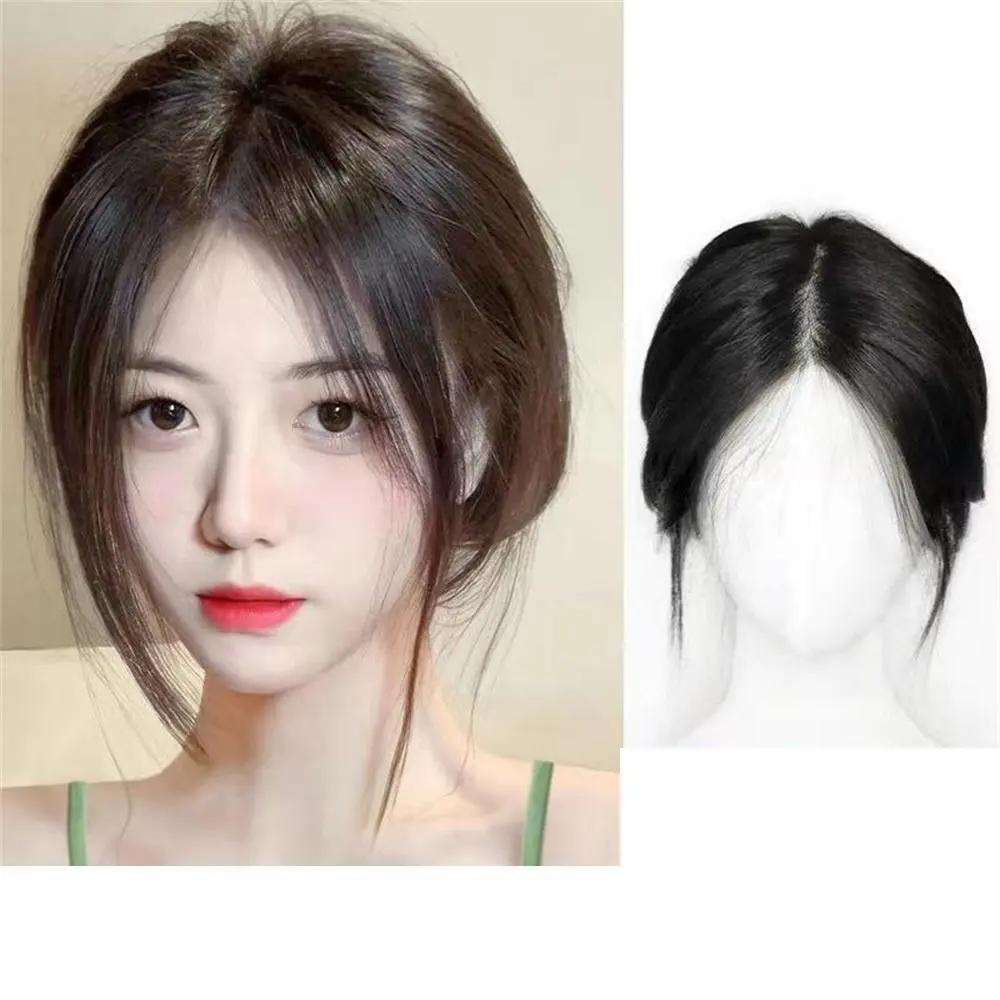 Hair Wigs Bangs Wig for Women Fashion Invisible Eight-character Fluffy Wigs Increase Hair Volume Patch Air Bangs Hair Extensions