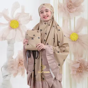 Istimewa - Mukena Anak Tanggung Tas Ransel Gendong 2in1 Coquette Series