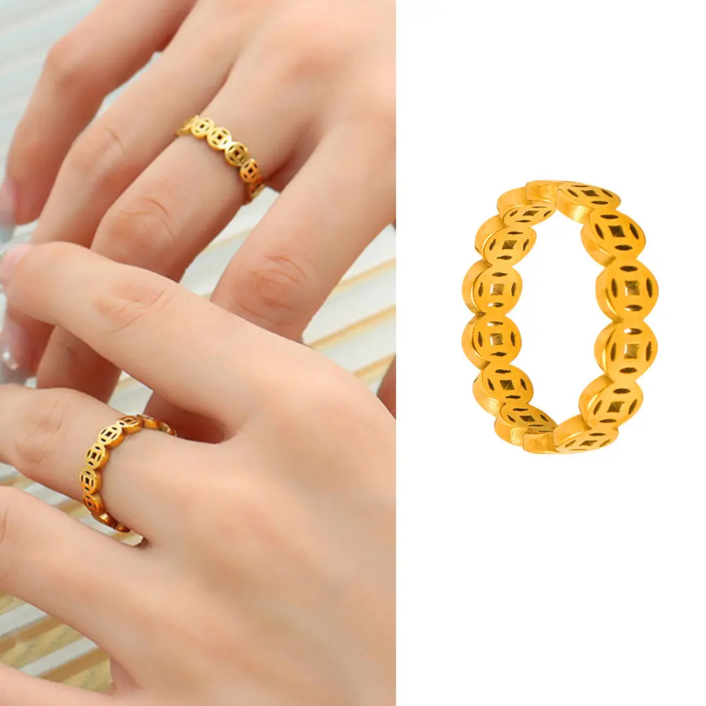 Temperament, Fashion, Elegance, Retro Transit Ring Fashionable and Trendy Temperament Ring
