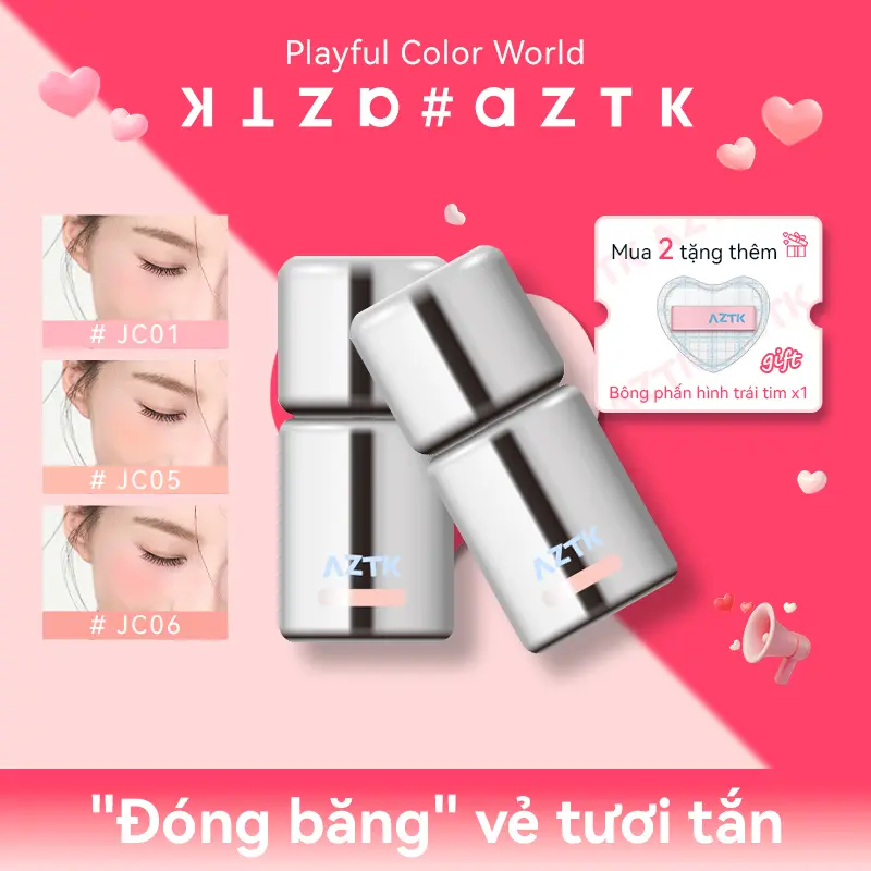 Bột Đánh Dạng Lỏng, # AZTK, Hiệu Ứng Làm Sáng Da, Kết Cấu Lì Màu Nude, Tạo Không Khí Thanh Lịch Và Tinh Tế