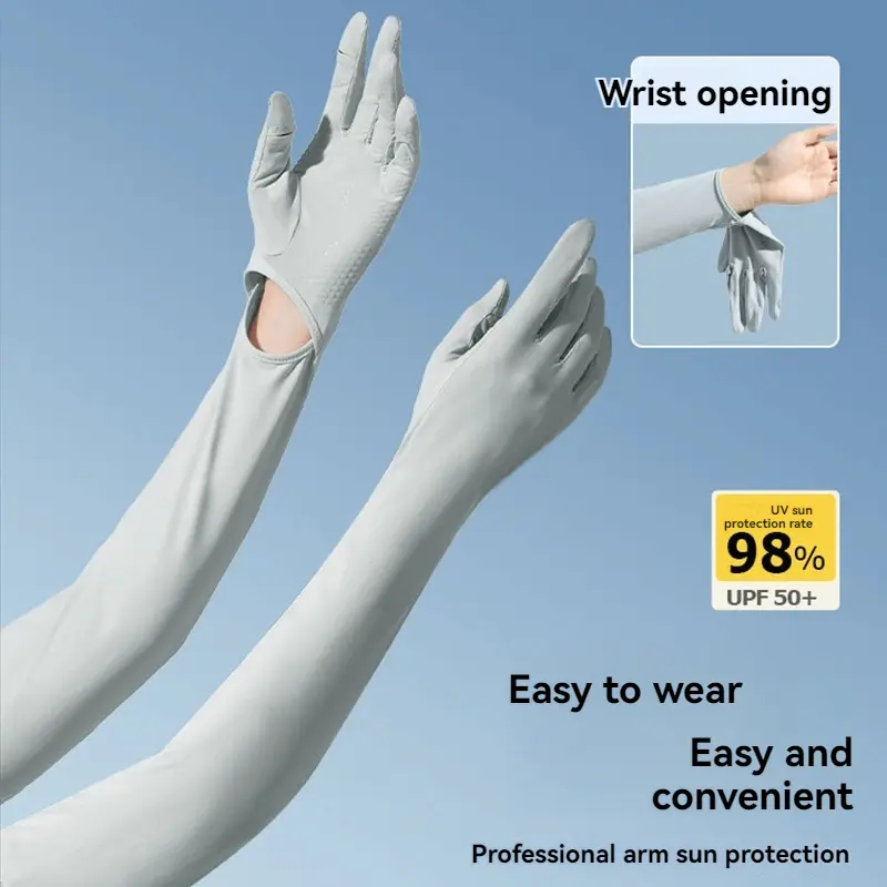 sunscreen gloves ice sleeve cooling arm sleeves
