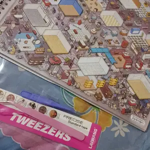 Tweezer Serbaguna plastik Pinset/Logam Pinset Sticker Journal Penjepit Stiker Scrapbook Tools