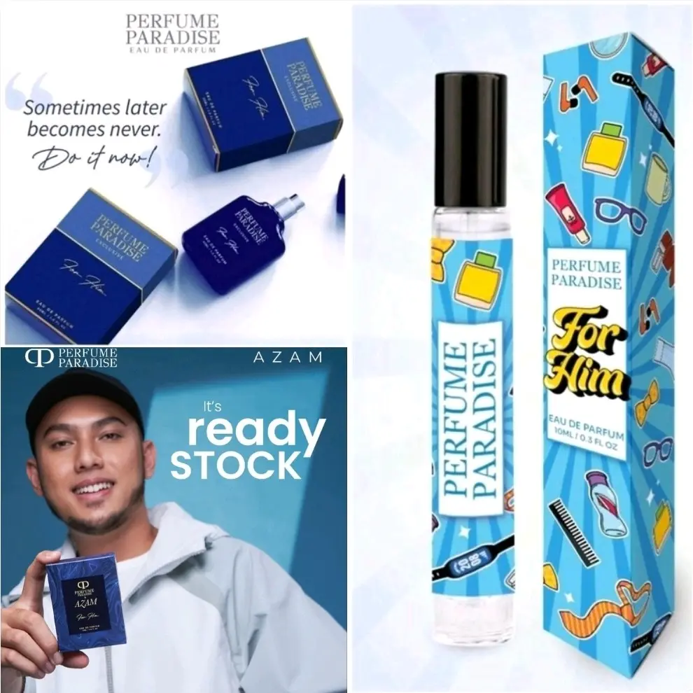 Perfume Paradise exclusive Man and Azam Edition (10ml & 30ml) Halal Men's EDP