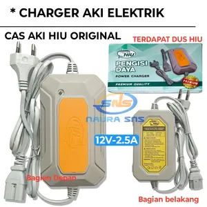 Adaptor Charger Hiu 2.5A Atau Maraco 2A untuk Aki sprayer Elektrik