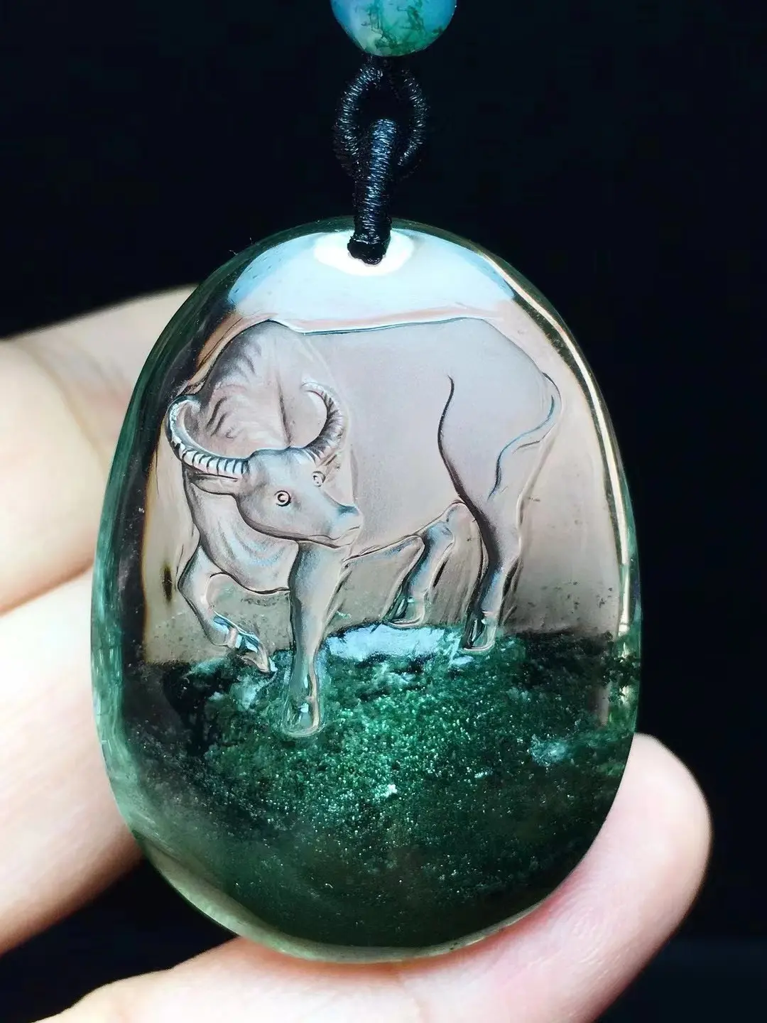 Pure Natural Crystal Pillar Pendant