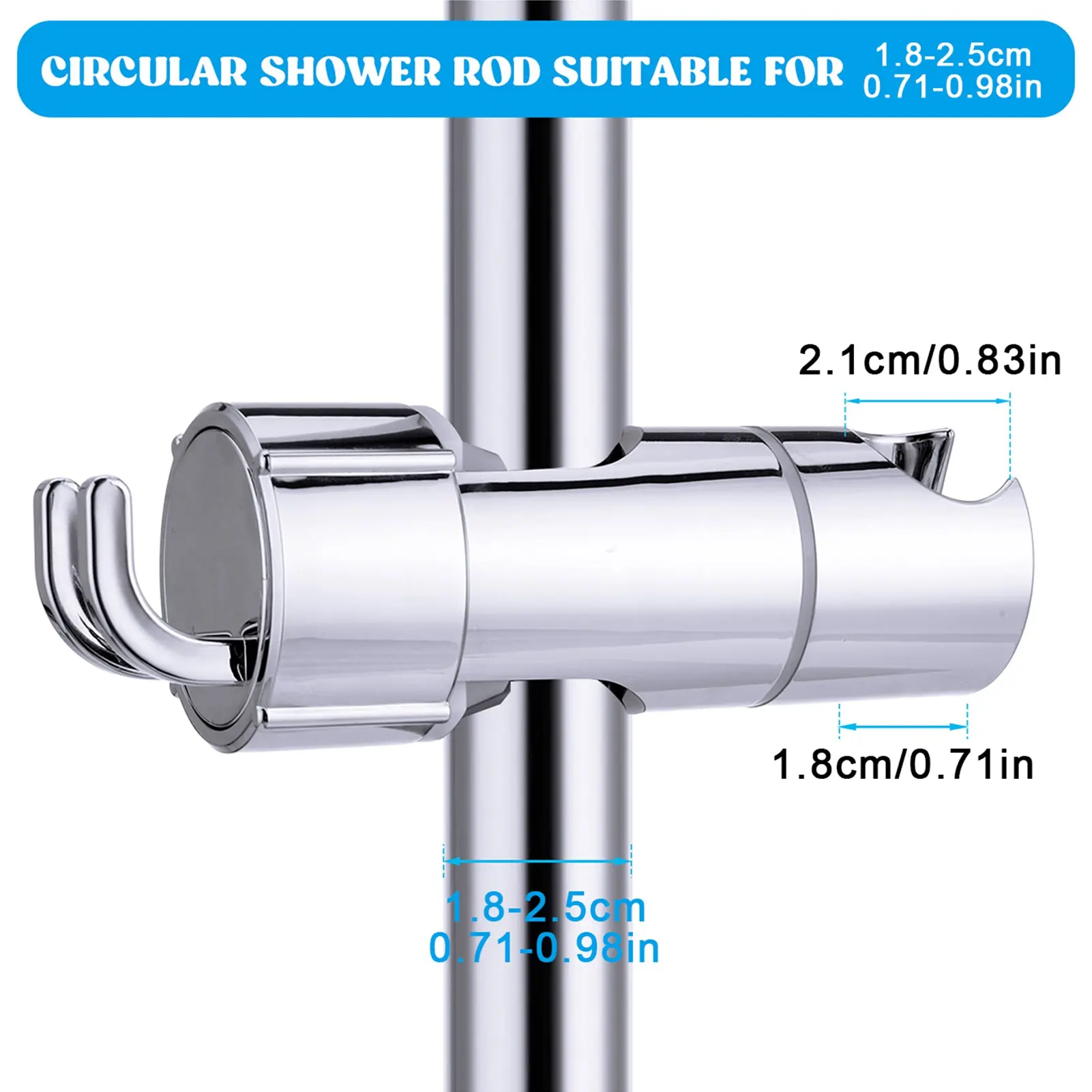 1 Pcs Universal Slider Hand Shower Rail Head Bracket