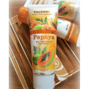 Pembersih Wajah Valleno Facial Foam Perfect Clean Lightening - Cleanser 1 00 Ml