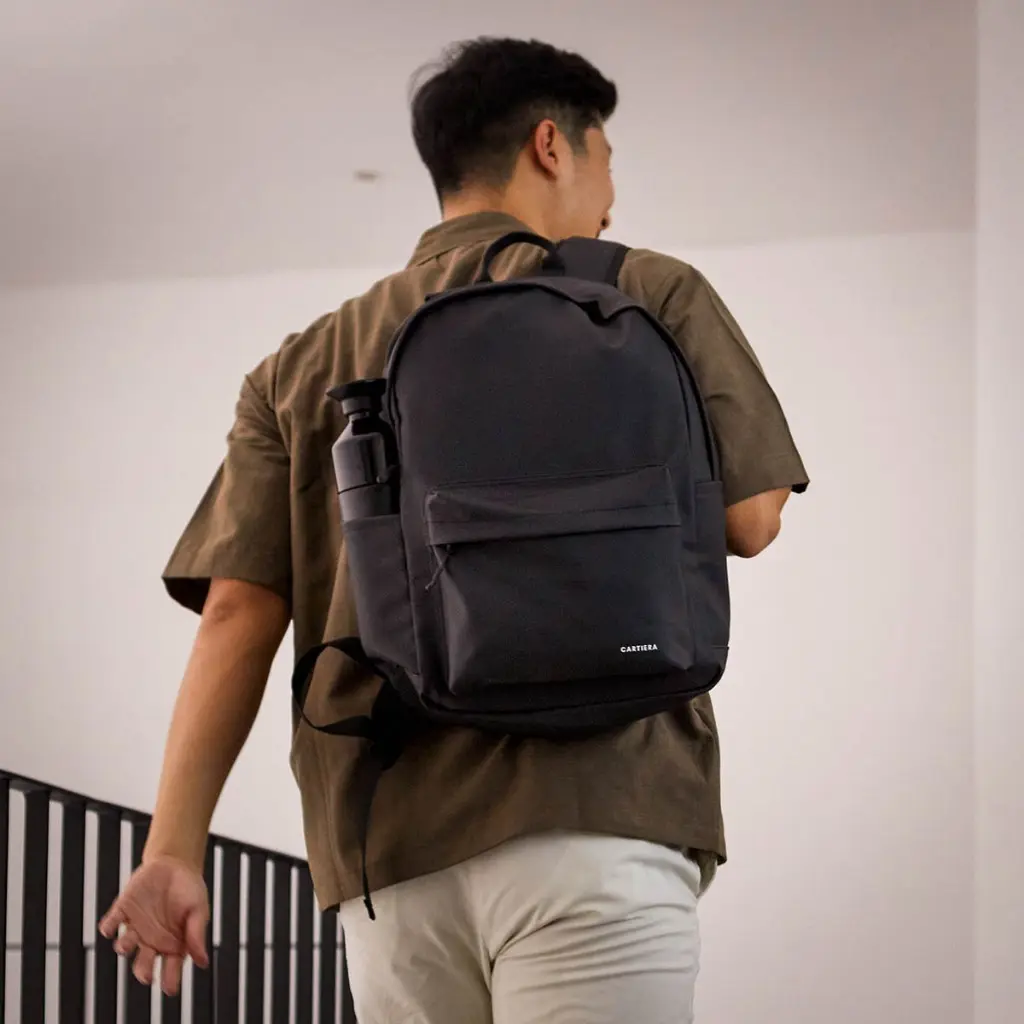Cartiera Dapper Bag Tas Laptop Ransel Pria Wanita Anti Air Waterproof Premium Backpack Sekolah Kantor Kerja Outdoor