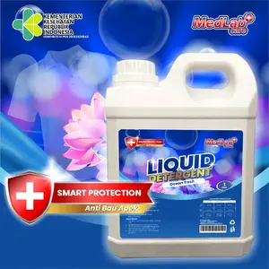 MedLabCare Deterjen Cair Ocean Fresh 1000 ML  Detergent Pembersih Optimal & Ramah Lingkungan Anti Bakteri dan Bau Apek