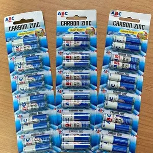 12 pcs Baterai ABC Biru Kecil AAA (A3) | Baterai REMOT / Mainan, Paling Kecil