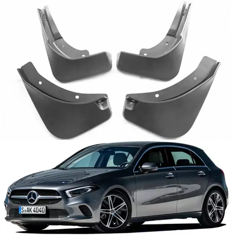 Car decoration Splash Guards Mud Flaps For 2018-2023 Mercedes Benz A Class Hatchback Fender 4pcs/set