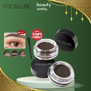 (PROMO SPECIAL) FOCALLURE Eyebrow Cream Gel Waterproof – Pomade Alis Tahan Air Kosmetik Mata Dengan Brush Tahan Lama