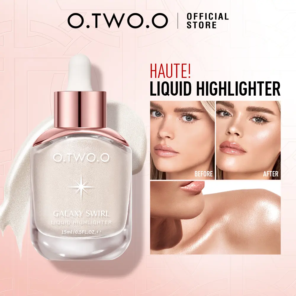 O.TWO.O Haute Galaxy Swirl Liquid Highlighter High-definition Subtle Self-Lighting Makeup Shines