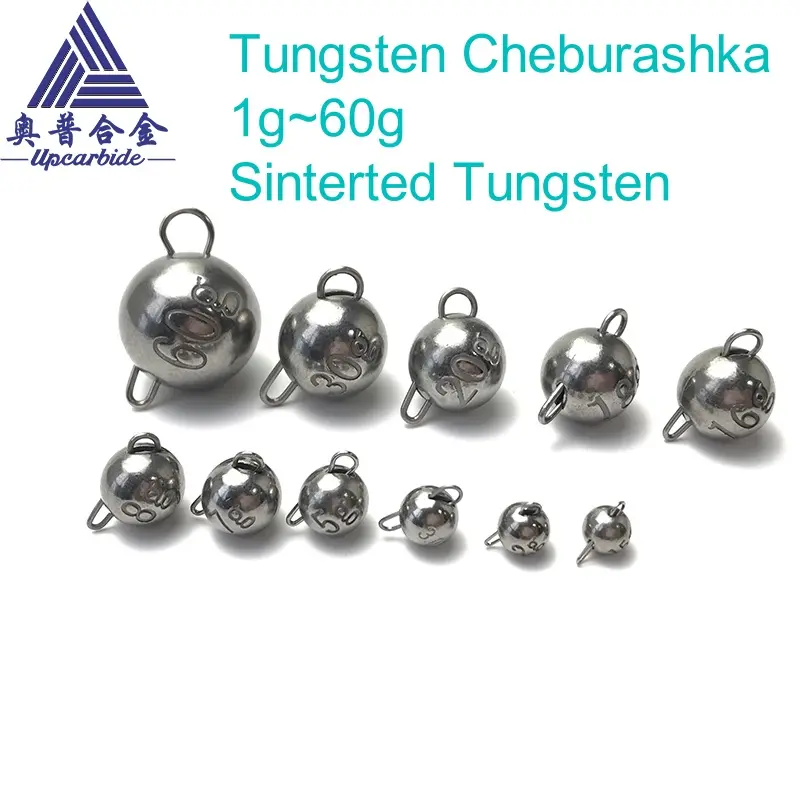 0.6g ~ 3g 97% Sinterted WC Solid Cheburashka weights Plain For Bass olfram Fishing Tackle Accessories