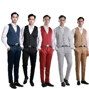SETELAN 2 IN 1 ROMPI+CELANA PANJANG PRIA, ROMPI KERJA, ROMPI PESTA, ROMPI FORMAL, ROMPI NIKAH, WISUDA Polos Dewasa Hitam Casual Slim Fit Kantor