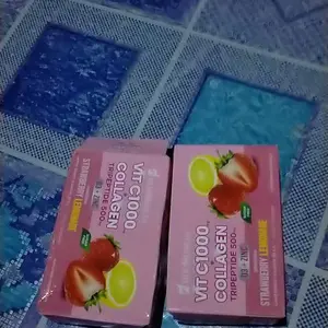C+Collagen - Minuman Collagen Tripeptide 500mg + Vit C 1000mg untuk Kesehatan Kulit dan Imunitas