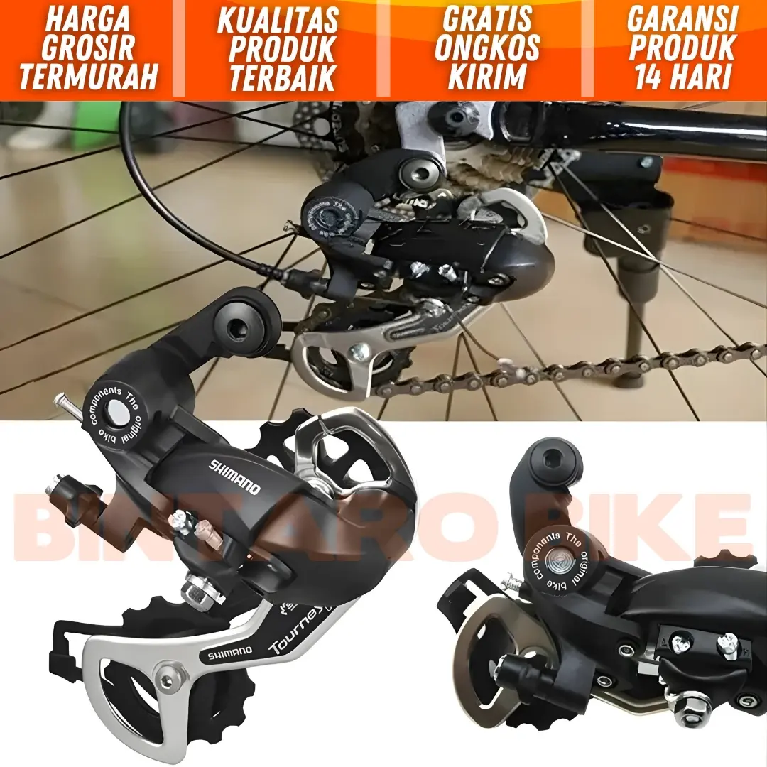 RD Shimano TX35 Tourney 6/7/8 Speed Rear Derailleur TX 35 Sepeda Lipat ...