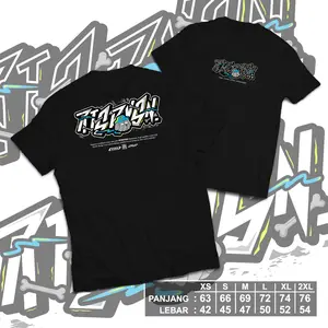 T-SHIRT RTSDVSN 298| LENGAN PENDEK MOTIF DOG SPIKE | kaos kasual,kaos racing,street style,kaos cb,kaos gl,kaos oversize | SS122 |