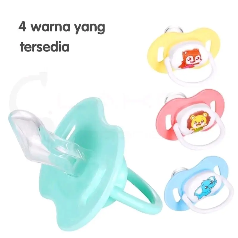 Empeng Bayi Silikon - Kompeng Dot Bayi Lucu - BPA Free Pacifier