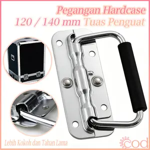 Handle Hardcase 12/14cm Tuas Penguat Pegangan Krom Kotak Speaker Flight Case Aksesoris Kotak Lebih Kokoh dan Tahan Lama	119