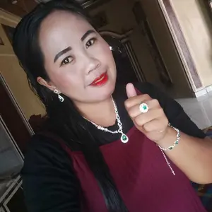 BUY 1 GET 1 - Set Aksesoris Wanita Emerald Green Jewelry Set - Anting, Kalung, Cincin & Gelang AAKB0064