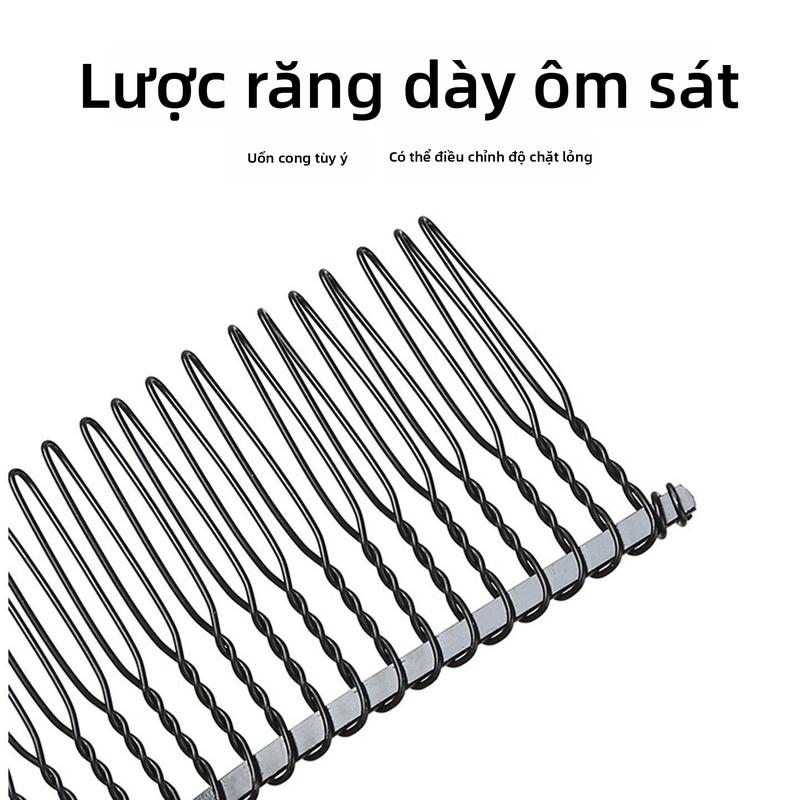 Lược cài tóc đen vô hình, giữ nếp tóc mái và tóc con, phù hợp tóc dài và tóc…