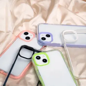 Two Layers Protection - Softcase Fullcover - Compatible For Iphone 17 17air 16 16e 15 14 13 12 11 X Xs Xr 8plus 7plus 8 7 Pro Plus Promax Casing Full Cover Pelindung Handphone Hardcase RCI214