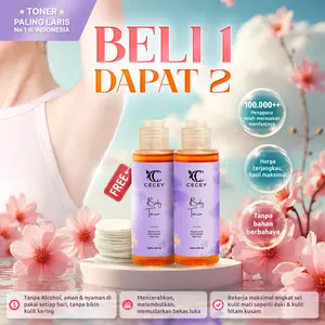 2 BODY TONER WHITENING CECEY AHA BPOM Mencerahkan