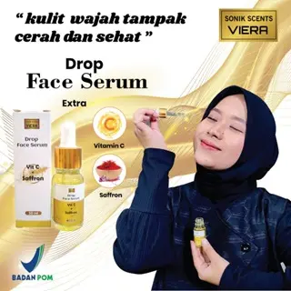 Serum Wajah VIERA Face Serum Vitamin C 10ml Brightening & Glowing Menghilangkan Flek Hitam Essence Melembabkan Kulit Mencerahkan ,Anti Aging - Acid, Dark Kerutan Kusam