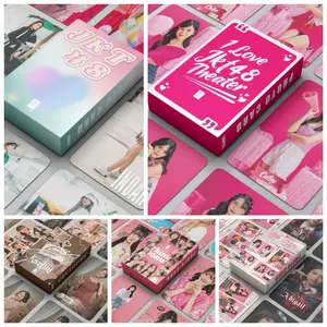 (55 Kartu) Koleksi Photocard HOLOGRAM JKT48 Dua Tema Satu Kotak Segel (55 Lembar) - Kartu