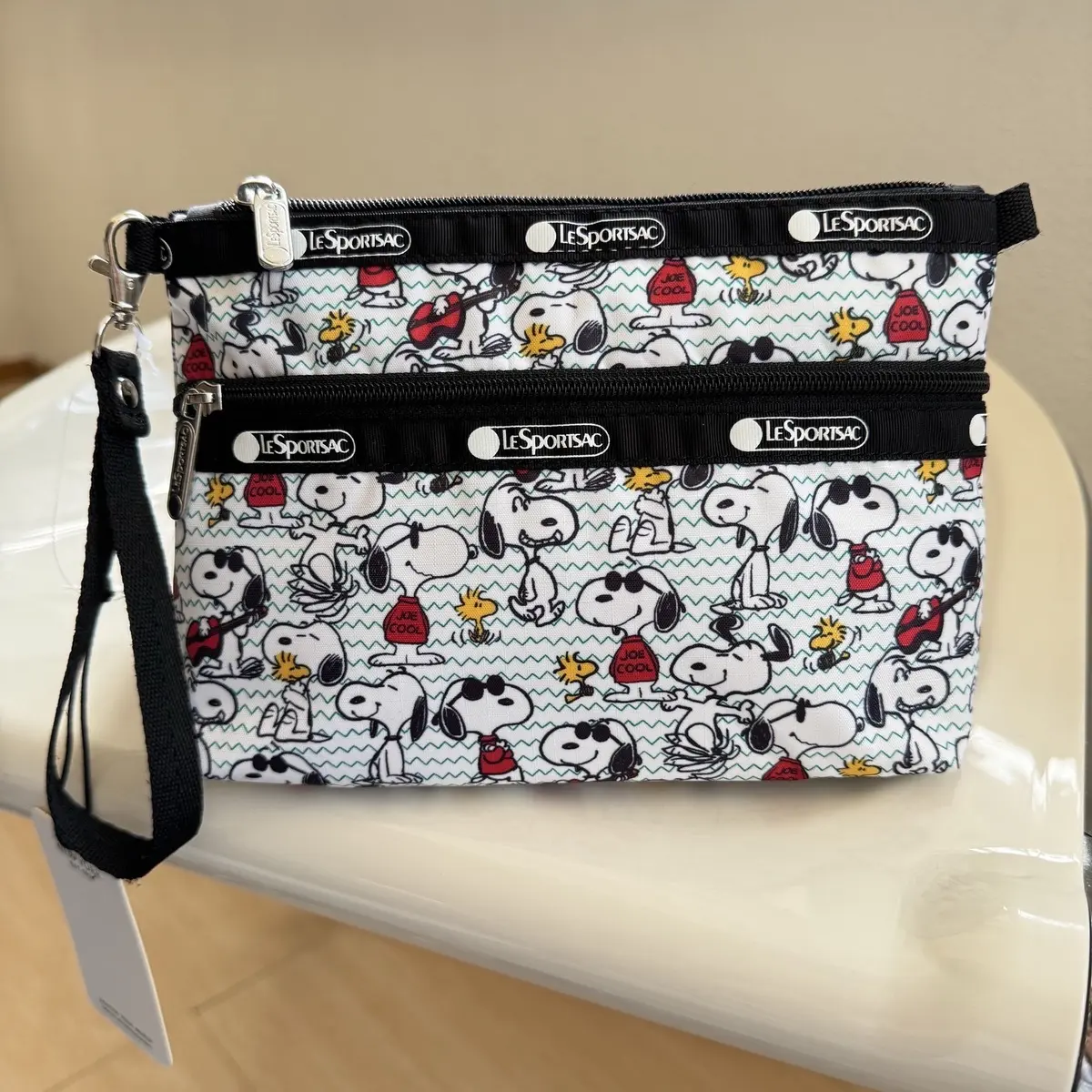 2 Zip Cosmetic Pouch Make-up Bag Snoopy Peanuts Tokidoki Pokemon Miffy Melody Cinnamoroll Hello Kitty Peter Rabbit Shinchan Factory Outlet Stock