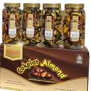 1 karton coklat almond isi 4 toples almond utuh by dutasnack.id