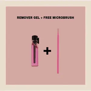Tester Pink Gel Remover Pelepas Bulu mata exstension 1,5 ml Pink Gel