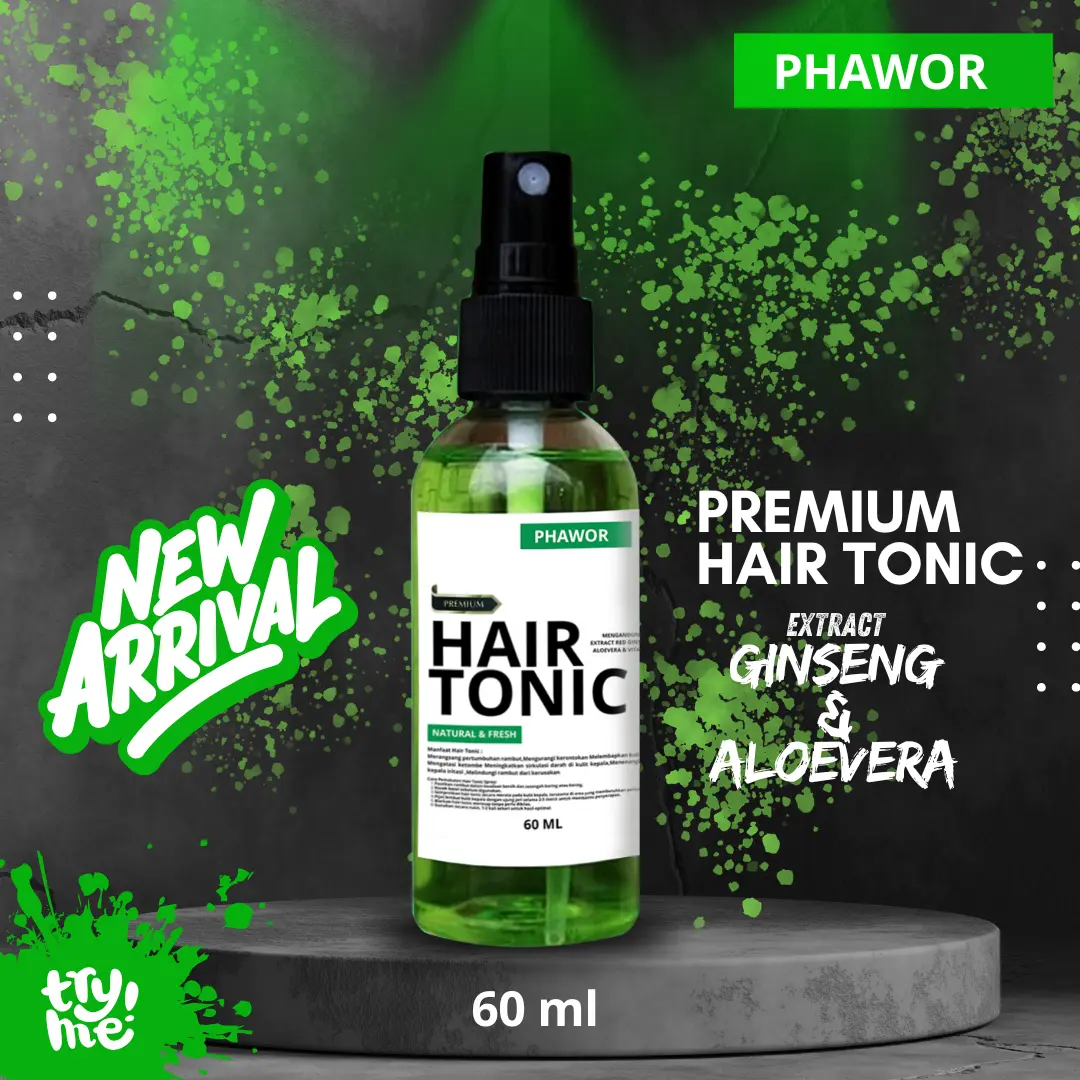 HAIR TONIC RAMBUT VITAMIN PENUMUMBUH RAMBUT DAN PELURUS RAMBUT PRIA DAN WANITA