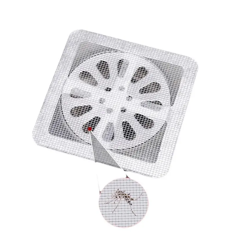 10*10cm Bathroom Hair Filter Kitchen Drain Filter Bathroom Anti Clogging Adhesive Stick the Floor Drain Sticker