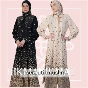 Hikmat Fashion Original A6687 Noerbutikmuslim Abaya hikmat