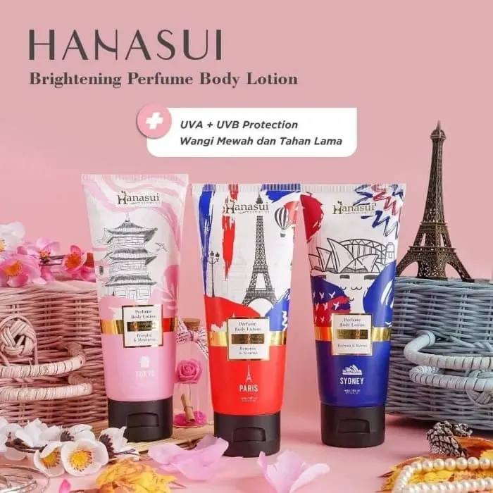 HANASUI BRIGHTENING PARFUME BODY LOTION