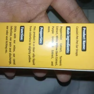 Cassiel Pet Obat Tetes Telinga Kucing Anti Peradangan Saluran Telinga Anti Earmites Conge Gatal Dan Infeksi Obat Pembersih Kotoran Telinga Kucing Anjing obat telinga kucing jamuran